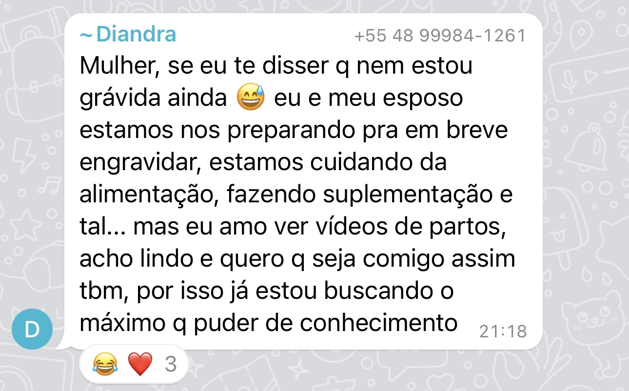 Depoimento de mãe que aplicou o Método DVP