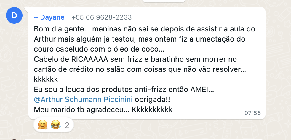 Depoimento de mãe que aplicou o Método DVP